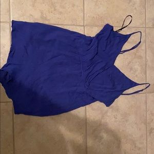 Royal blue romper